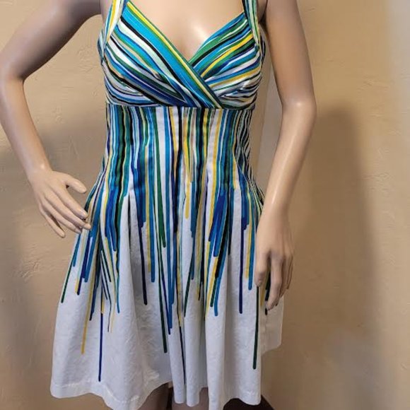 Calvin Klein Sleeveless midi summer dress - size 4 - Picture 3 of 9